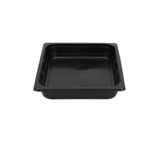 Gastrobak PP 1/2 G50 rechthoekig 325 x 265 x 50 mm zwart 3300 cc