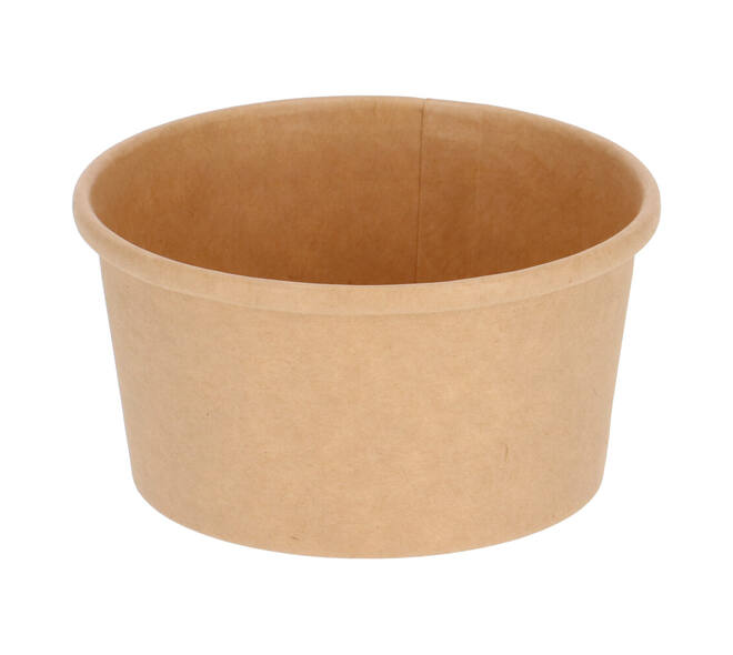 Bak bruinkraft/PE rond Ø  96/48 mm 200 ml  6oz  - 230 - MBP