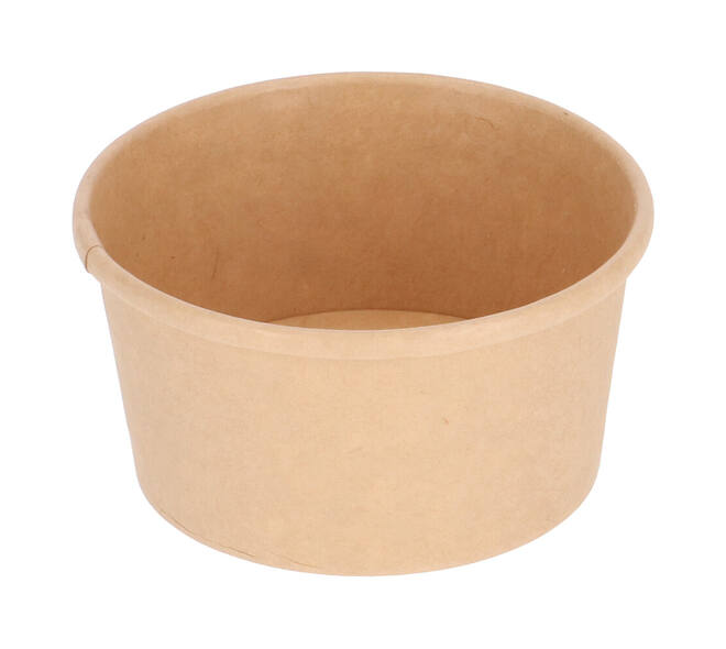 Bak bruinkraft/PE rond Ø  96/48 mm 200 ml  6oz  - 230 - MBP