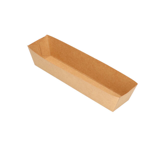 Bakjes bruinkraft/PE 175 x 38 x 37 mm - A16