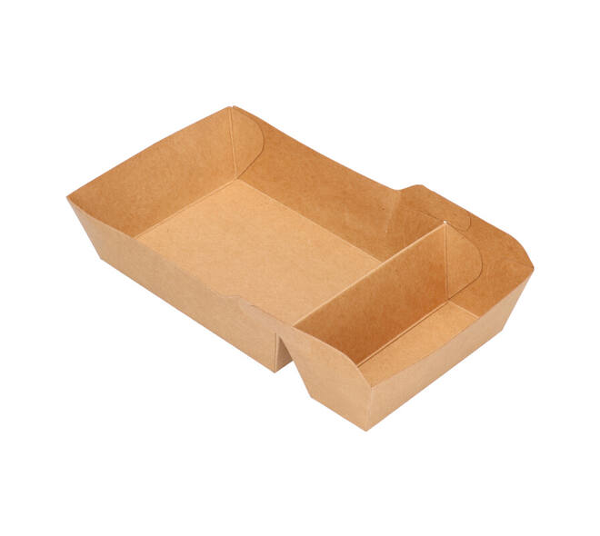 Bakjes bruinkraft/PE 180 (132+48)  x 100 x 35 mm (A14 + extra bakje) - A20