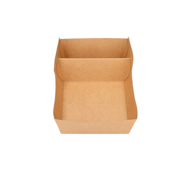 Bakjes bruinkraft/PE 180 (132+48)  x 100 x 35 mm (A14 + extra bakje) - A20