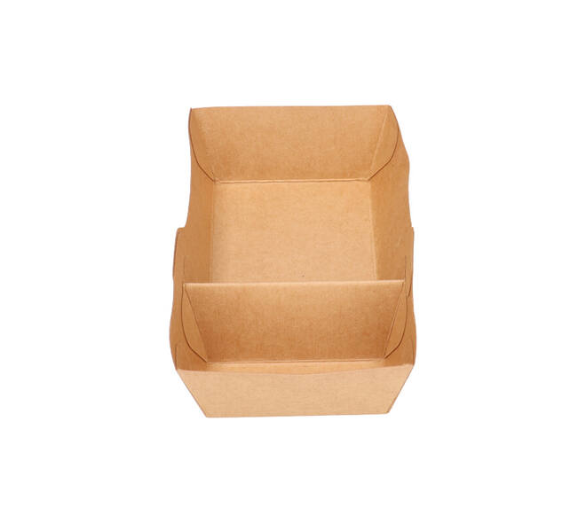 Bakjes bruinkraft/PE 140 (92+48) x 64 x 32 mm (A7 + extra bakje) - A23