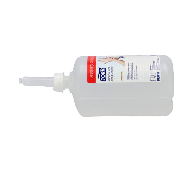 420103 - Handdesinfectie alcohol gel 1 liter transparant TORK