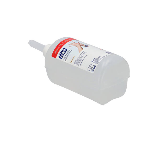 420103 - Handdesinfectie alcohol gel 1 liter transparant TORK