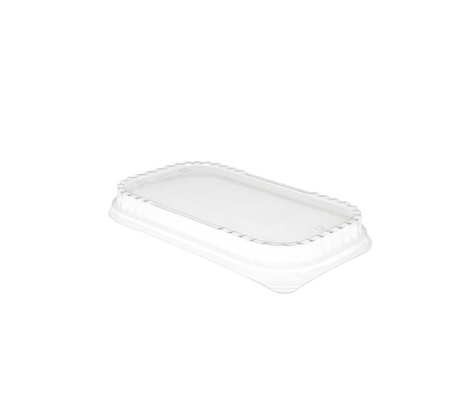 Deksel 234 x 138 mm transparant tbv alu bak 240 x 144 x 25 mm "Ready2cook" 5021100203
