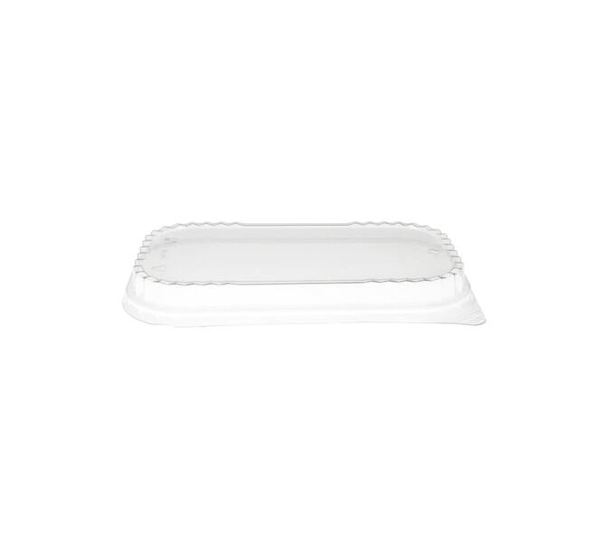 Deksel 234 x 138 mm transparant tbv alu bak 240 x 144 x 25 mm "Ready2cook" 5021100203