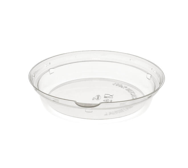 188060 - Deksel 100% rPET tbv Bowl Bagasse169211 - 170x170x35 mm transparantl