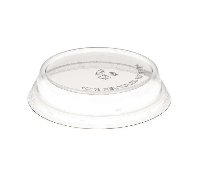 188060 - Deksel 100% rPET tbv Bowl Bagasse169211 - 170x170x35 mm transparantl