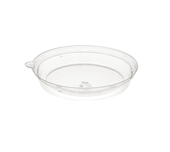 188061 - Deksel 100% rPET tbv Bowl bagasse169212 - 212x212x37 mm transparantl