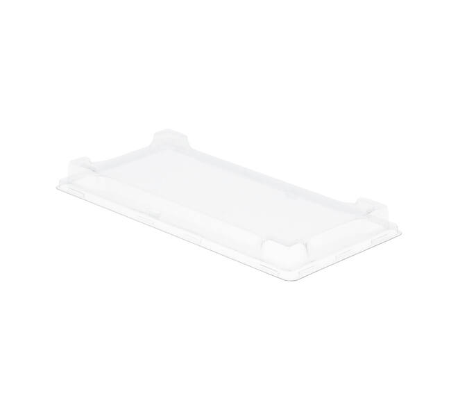 Deksel APET t.b.v.Tapas tray 25 x 12 x 3  cm transpanrant - 459410