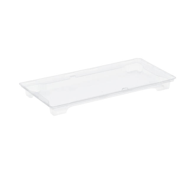 Deksel APET t.b.v.Tapas tray 25 x 12 x 3  cm transpanrant - 459410