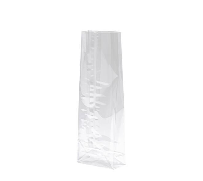 Blokbodemzak PP 80 x 40 x 240 mm transparant 40 my 200 grams