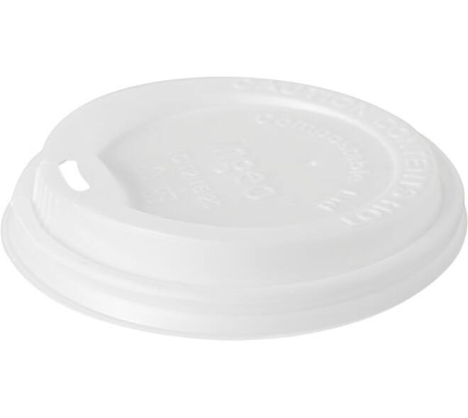 170637 - Deksel CPLA SIP Flat tbv Cup 350 cc Various - wit
