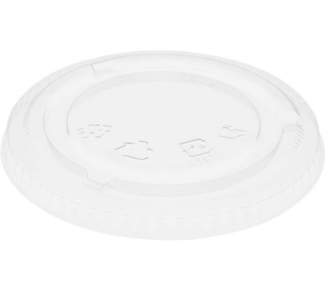 177996 - Deksel plat Rpet ecoecho tbv 27/36 cc zonder gat transparant