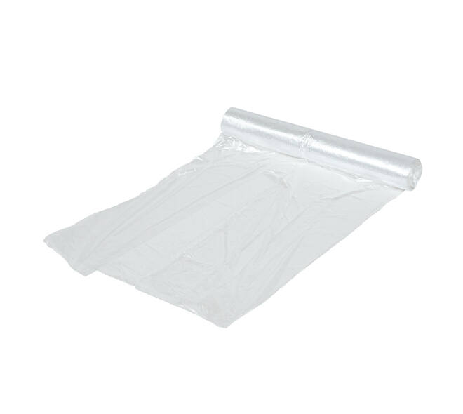 Afvalzak HDPE 50 x 55 cm transparant T10 op rol (á 50 st)