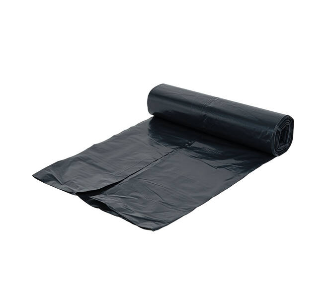 Afvalzak LDPE 70 x 110 cm grijs T70 op rol (á 20 st)