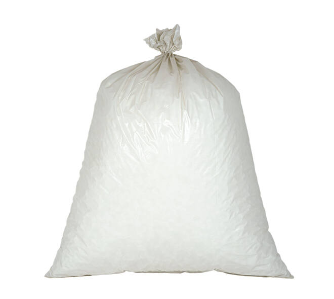Afvalzak LDPE 90 x 120 cm wit T100 op rol (á 10 st)