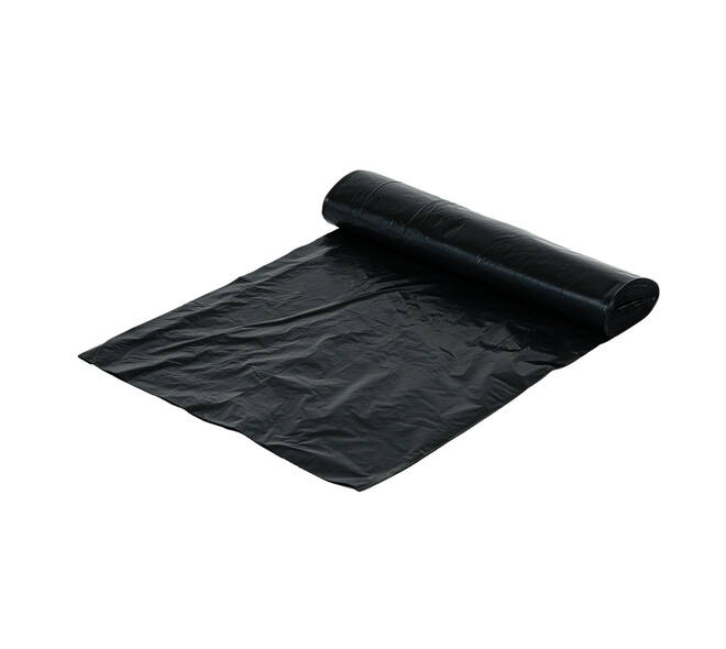 Afvalzak HDPE 58 x 100 cm zwart T23 op rol (á 25 st)