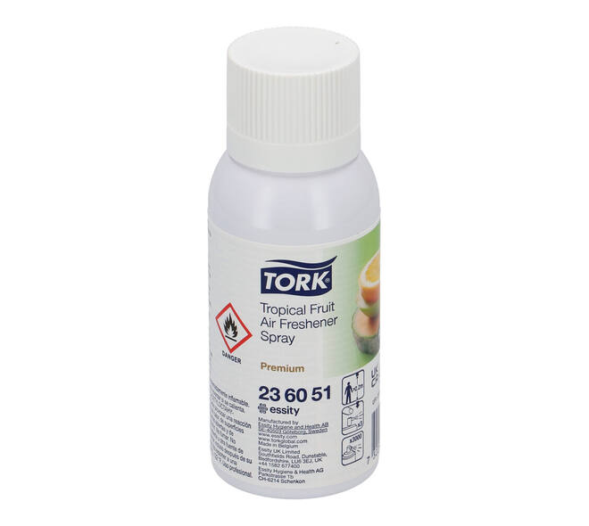 236051 - Luchtverfrisser spray Aerosol 75 ml transparant tropical fruit TORK