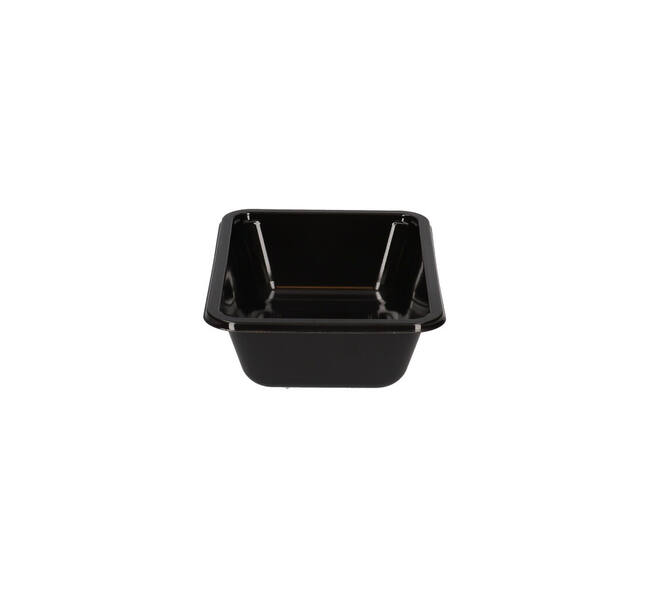 148217 - Bak CPET 171 x 127 x 50 mm zwart 670 ml rechthoekig