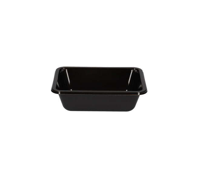 148217 - Bak CPET 171 x 127 x 50 mm zwart 670 ml rechthoekig