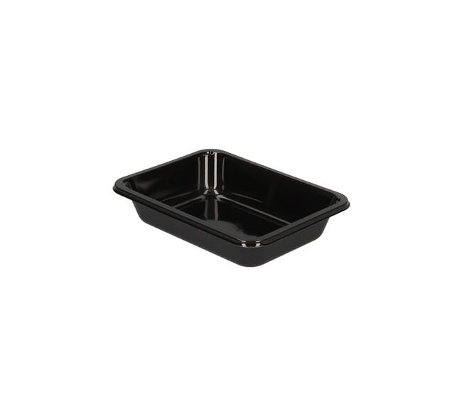 115483 - Bak CPET 171 x 127 x 35 mm zwart 510 ml rechthoekig