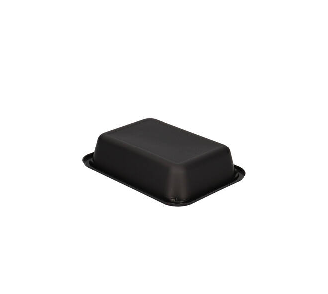 151375 - Bak CPET 187 x 137 x 40 mm zwart 700 ml rechthoekig