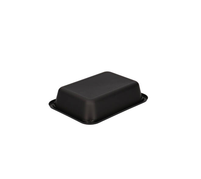 151375 - Bak CPET 187 x 137 x 40 mm zwart 700 ml rechthoekig