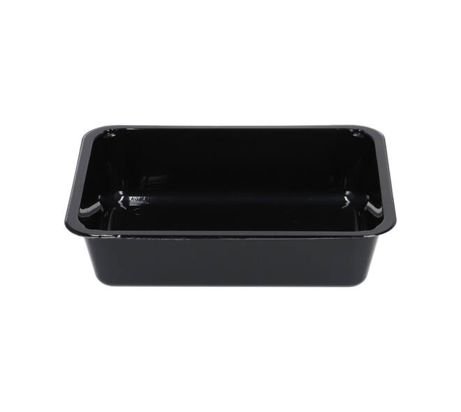 153414 - Menubak CPET 225 x 175 x 54 mm zwart 1500 ml rechthoekig 1-vaks