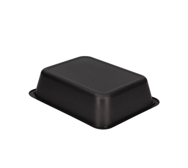 153414 - Menubak CPET 225 x 175 x 54 mm zwart 1500 ml rechthoekig 1-vaks