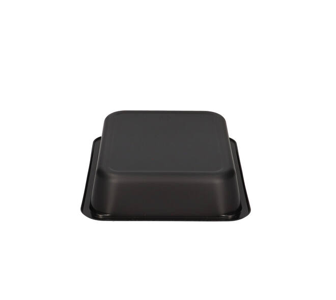 122018 - Menubak CPET 225 x 175 x 43 mm zwart 1200 ml rechthoekig 1-vaks