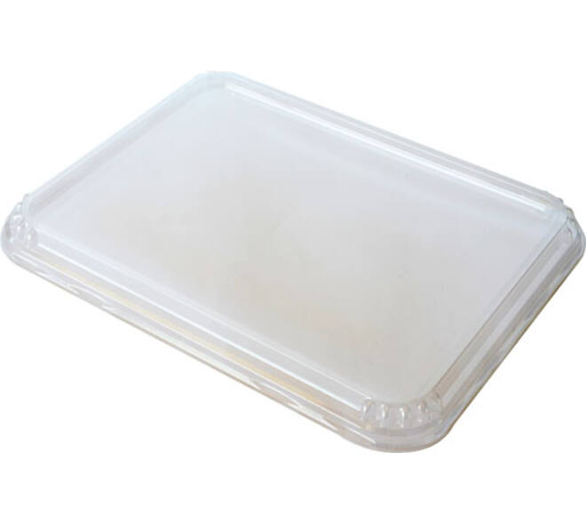 171200 - Deksels APET t.b.v. Caterline menubakken 232x183x16 mm  transparant
