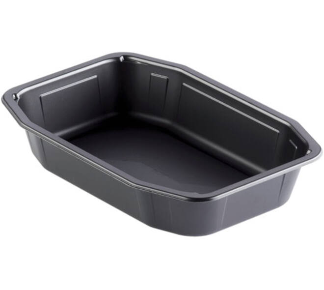 171000 - Menubak PP HMR 1-vaks 215 x 148 x 40 mm - zwart 840 cc