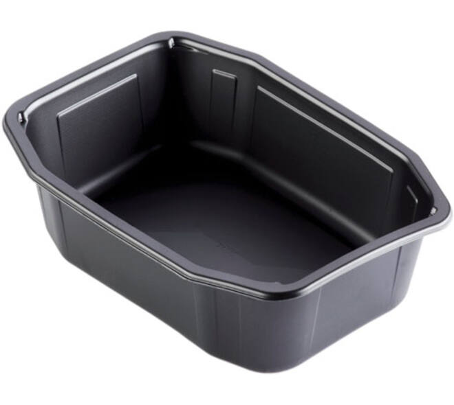 171004 - Menubak PP HMR 1-vaks 215 x 148 x 70 mm - zwart - 1395 cc