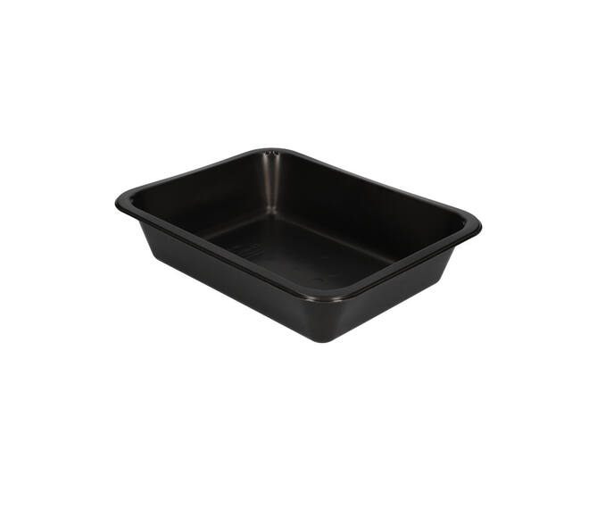 160063 - Menubak PP Caterline 1-vaks 227 x 178 x 50 mm - zwart 1345 cc
