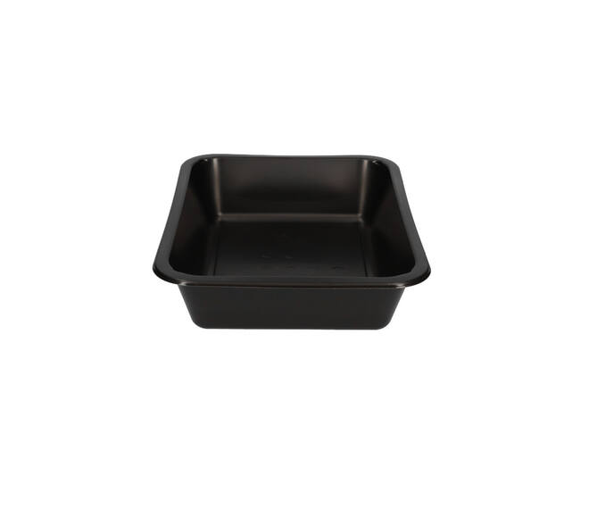 160063 - Menubak PP Caterline 1-vaks 227 x 178 x 50 mm - zwart 1345 cc