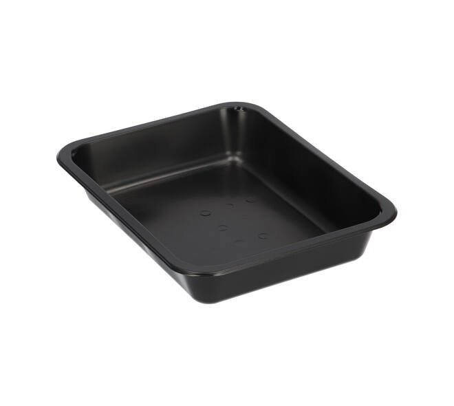 162150 - Menubak PP Caterline 1-vaks 227 x 178 x 40 mm  zwart 1115 cc