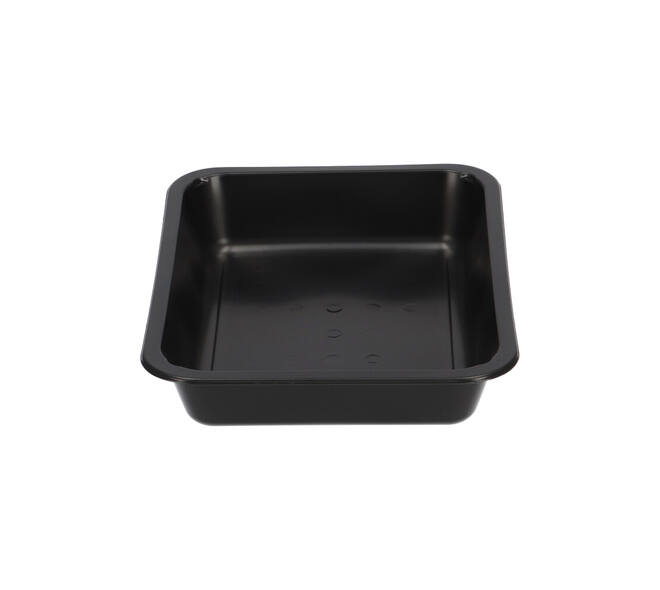 162150 - Menubak PP Caterline 1-vaks 227 x 178 x 40 mm  zwart 1115 cc