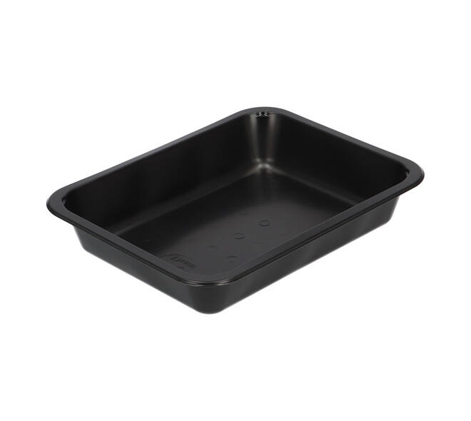162150 - Menubak PP Caterline 1-vaks 227 x 178 x 40 mm  zwart 1115 cc