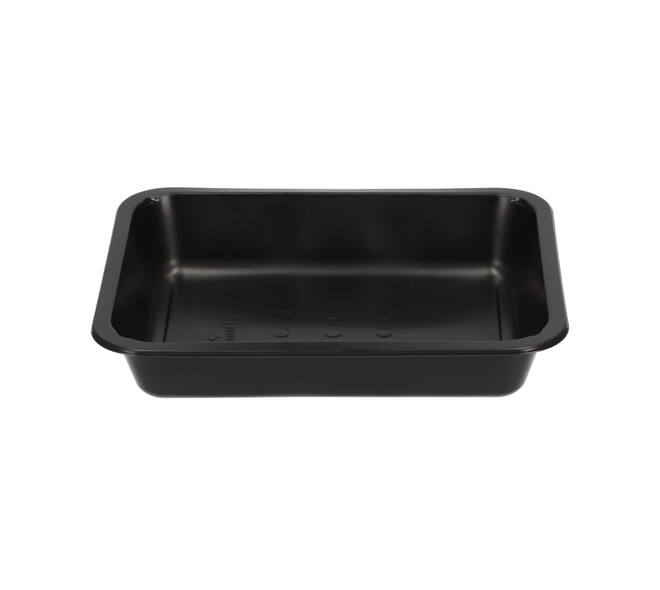 162150 - Menubak PP Caterline 1-vaks 227 x 178 x 40 mm  zwart 1115 cc