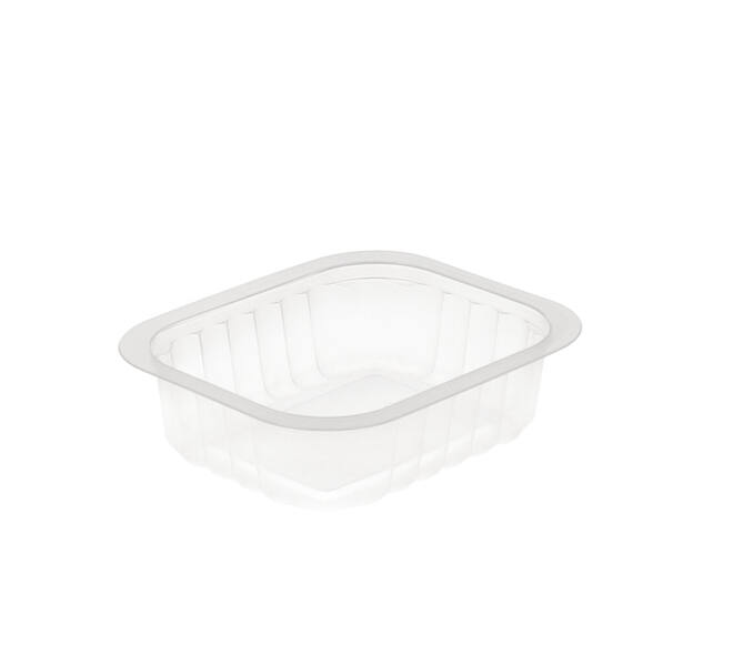758516 - Menubak PP Side Dish 1-vaks 138 x 114 x 35 mm - transparant 350 cc