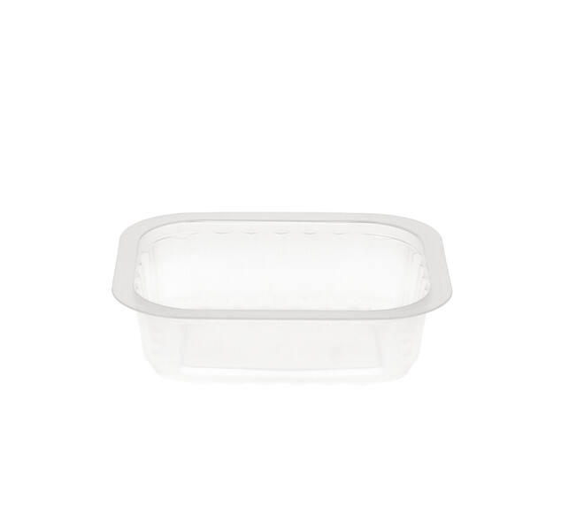 758516 - Menubak PP Side Dish 1-vaks 138 x 114 x 35 mm - transparant 350 cc