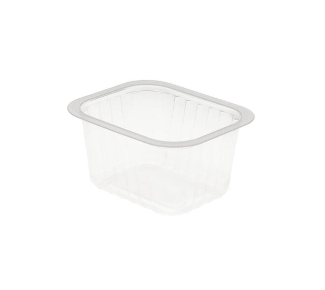 758606 - Menubak PP Side Dish 1-vaks 138 x 114 x 70 mm - transparant 630 cc