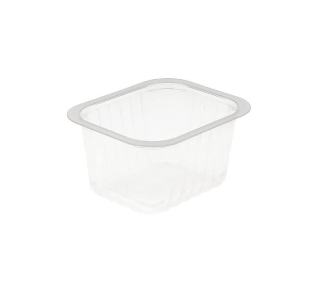 758606 - Menubak PP Side Dish 1-vaks 138 x 114 x 70 mm - transparant 630 cc