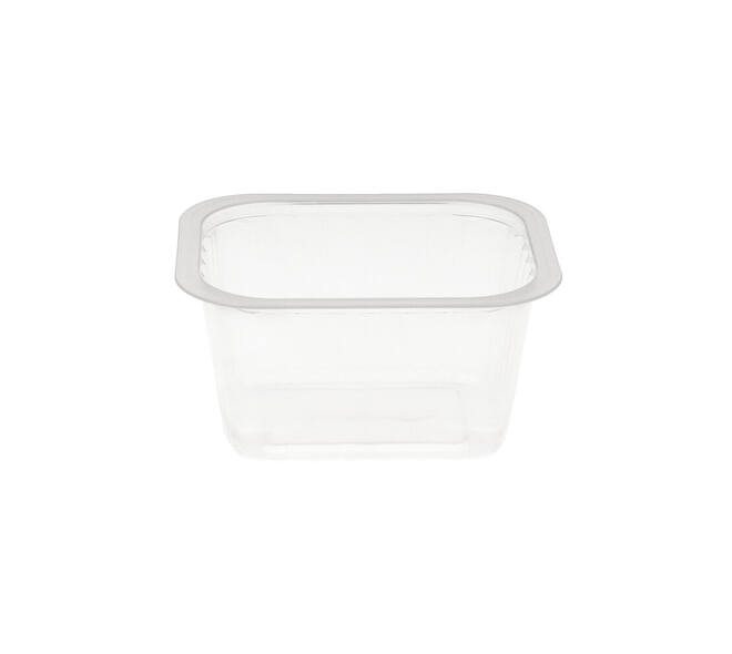 758606 - Menubak PP Side Dish 1-vaks 138 x 114 x 70 mm - transparant 630 cc