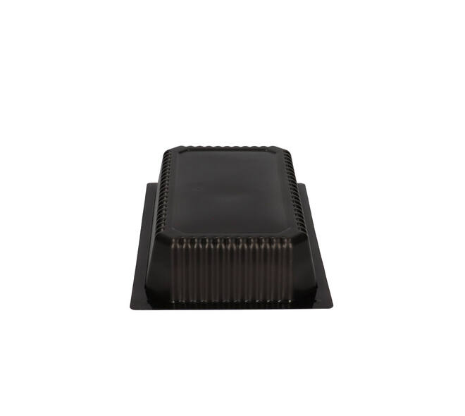 740102 - Menubak PP 1/4 GN 1-vaks 265 x 162 x 50 mm - zwart 1500 cc
