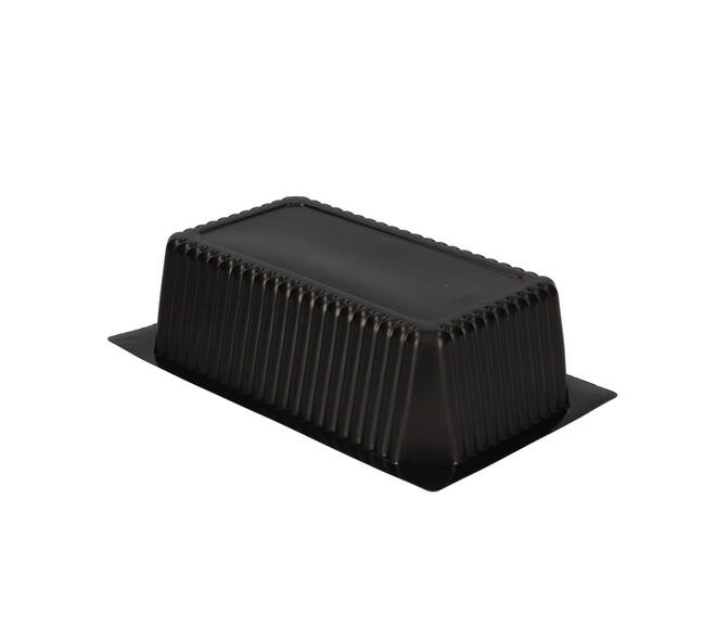 740202 - Menubak PP 1/4 GN 1-vaks 262 x 162 x 70mm - zwart 2000 cc