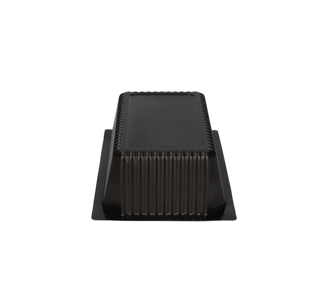740202 - Menubak PP 1/4 GN 1-vaks 262 x 162 x 70mm - zwart 2000 cc