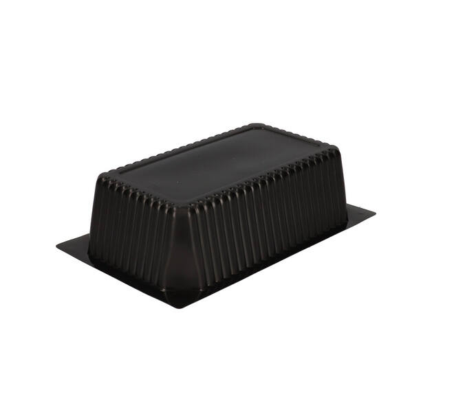 740202 - Menubak PP 1/4 GN 1-vaks 262 x 162 x 70mm - zwart 2000 cc